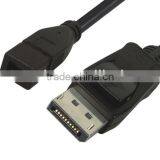 Displayport Male to Mini Displayport Female Cable thumbnail-1