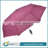 Custom logo advertising 3 fold umbrella with strong windproof design for brand factory or manufactory                        
                                                Quality Choice