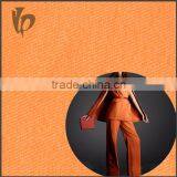 Ramie and Cotton Interwoven Spandex Elastic Fabric Plain Dyeing Fabric Twill Fabric