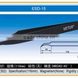 HRC40 Black Stainless Steel ESD Tweezers thumbnail-3
