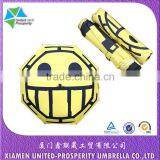 21" Bright Yellow Customized Advertising 3 Fold Umbrella