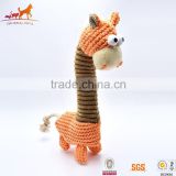 Courage The Cowardly Squeaky Plush Dog Pet Toy With Long Neck