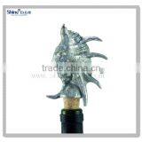 Silver Foil Lighted Seahorse Bottle Stopper/octopus Wine Bottle Stopper With Wooden Cork Make You Own Wine Bottle Stopper thumbnail-6