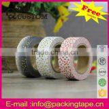 China Wholesale DIY Hot Sale Gold Stamping Paper Tape for Cards Decoration thumbnail-4