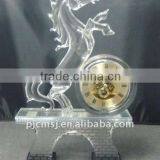 Glorious Crystal Horse Clock for Home Decoration thumbnail-1