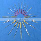 10 shapes electroplated handle diamond needle files