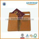 Dongguan Factory Direct High Quality Custom Personality Leather Passport Holder With Multi-function Pocket thumbnail-1