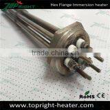 6kw 3-phrase Stainless Steel Tubular Heater Fast Heating Element With Flange
