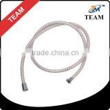 PVC FLEXIBLE SILVER BATHROOM HOSE WHITE