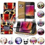 for Wiko Rainbow Case, Wallet Stand Printed pu Leather Flip Case for Wiko Rainbow With Card Slots