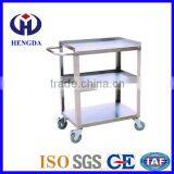 Detachable Three-layer Stainless Steel Ingredients Dining Cart