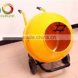 120L Steel Drum Concrete Mixer Cement Mixer Mortar Mixer With Manual Handle Electric Gasoline Motor thumbnail-2