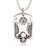 Fashion Stock Stainless Steel Skull Cross Pendant FP50043 thumbnail-1