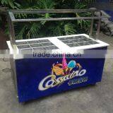 Marble Slab Topping Bar Cabinet Refrigerator With Italy Compressor