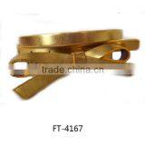 Fashion Golden Bowknot Woman Dress Belt thumbnail-1