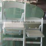 White Wood Folding Wedding Chairs