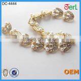 New Style Rhinestone Belly Chain Belt Crystal Diamante With Pearl thumbnail-4