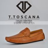 T.TOSCANA Retro and distress with do old color men shoes casual