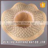 Solid Color Band Braided Sun Hat Women Sun Visor Hat thumbnail-3