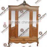 French Style Armoires or Wardrobe Three Doors