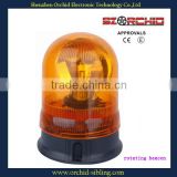12v / 24v pc material amber rotating beacon with magent