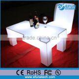 Outdoor Led Glowing Furniture Illuminated Color Light Single Seat Sofa thumbnail-2