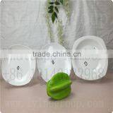 Wholesale Ceramic Plate Cheap Bulk White Porcelain Dinner Plates for Wedding thumbnail-1