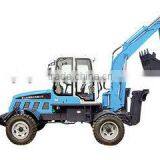 5Ton Hydraulic 180 Degrees Wheel Excavator thumbnail-1