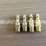 Brass NPT Male German Type Air Quick Coupling thumbnail-1