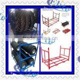 Mobile Semi Trailer Spare Tire Rack for Warehouse thumbnail-1