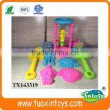 Cheap Plastic Sand Beach Tools Child Toys 6pcs thumbnail-6