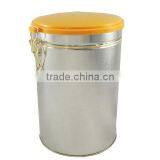 Round Airtight Coffee Tin Box thumbnail-3