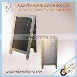 Top Selling Antique Wood Standing Magnetic Double Side Chalkboard in Good Quality thumbnail-4