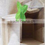 Handmade Crafts Wood Room Toy Wooden Bird Nest Packaging Sticky Window Wood Toys With Heartshapeed Window thumbnail-4