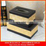 Leather Container Tissue Holder For Car thumbnail-1