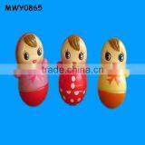 Big Eyes Baby Resin Egg Shaped Roly Poly thumbnail-1