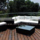 Outdoor Rattan Garden Wicker Sofa (BG-011A) thumbnail-1