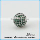 Fine Charm Design Micropave Bead ,DIY Beads for Jewelry thumbnail-4