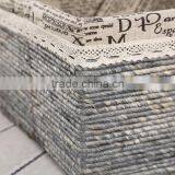 High Grade Wooden Laundry Basket With Sets thumbnail-5