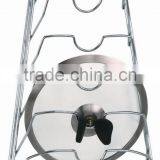 5 Layers Kitchen Cabinet Pantry Durable Wire Pan Organizer Rack thumbnail-5