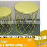 Set of Two Metal Round Chair thumbnail-5