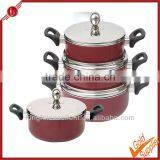 4pcs Aluminum Italy Cookware Sets Non-stick Cooking Set thumbnail-1