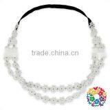 Simple Fashion Baby Hair Ribbons Wlastic Lace Game Headband Champagne Headband thumbnail-4