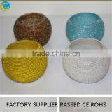 Decorative Glass Cylinder Candle Holder thumbnail-5