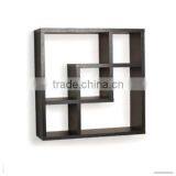 Wall Mount Shelf Storage Organizer Display Home Decor Wood Square Lining Room thumbnail-6