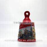 Wholesale Custom High Quality Austria Vienna Souvenir Ceramic Bell for Sale thumbnail-2