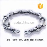 chainsaw parts saw chain 3/8LP"-59L semi chisel saw chain BL91V