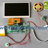 China tft lcd display manufacturer 4.3 inch micro motion sensor video player module for greeting card brochure components