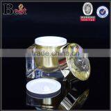 Square Shaped Empty Acrylic Cosmetic Jar 1oz thumbnail-4