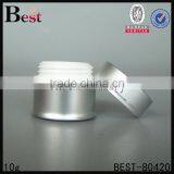 10 Gram Silver Aluminum Cream Jar Empty for Sale thumbnail-1